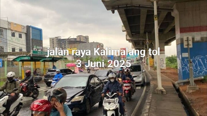 jalan raya Kalimalang tol 3 Juni 2025