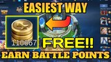 GET FREE BATTLE POINTS IN MOBILE LEGENDS 2020 | FREE BP | FREE BATTLE POINTS IN MOBILE LEGENDS