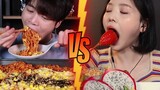 Very Hungry VS On a Diet Mukbangers 🤤🆚🥲