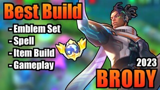 BRODY BEST BUILD 2023 | TOP 1 GLOBAL BRODY BUILD | BRODY - MOBILE LEGENDS | MLBB | PART 4