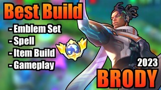 BRODY BEST BUILD 2023 | TOP 1 GLOBAL BRODY BUILD | BRODY - MOBILE LEGENDS | MLBB | PART 4