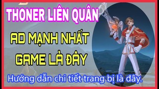 Thoner Liên Quân | Cách chơi, Lên đồ, Bảng ngọc Thoner mùa 20 chuẩn nhất liên quân | HD GAME 76