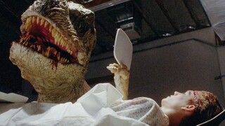 男子大脑被移植到恐龙体内，举起镜子一看，被镜中的自己吓傻《百变侏罗纪》