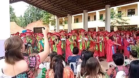 graduation at Pioneer National High School. in lower Tungawan Tungawan Zamboanga Sibugay.