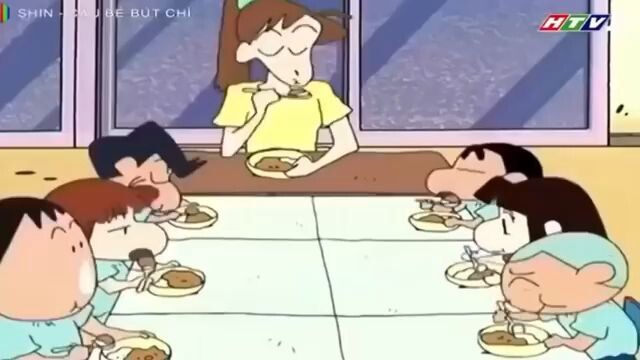 Shin cậu bé bút chì | Ngủ ở trường mẫu giáo hồi hợp quá