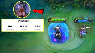 NAKALARO KO ANG SIKAT SA TIKTOK NA SI IZZAPORK SA RANKED GAME! ANG GALING NYA PUMANA! 🤣