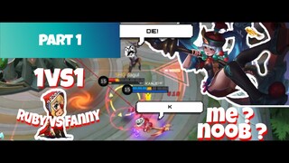 1v1 Ruby Vs Fanny // I'm a noob Ruby User?