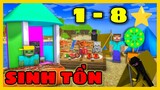 [Lớp Học Quái Vật] CẤM TRẠI SINH TỒN TỪ 1 ĐẾN 8 SAO ( P1 ) - Minecraft Animation