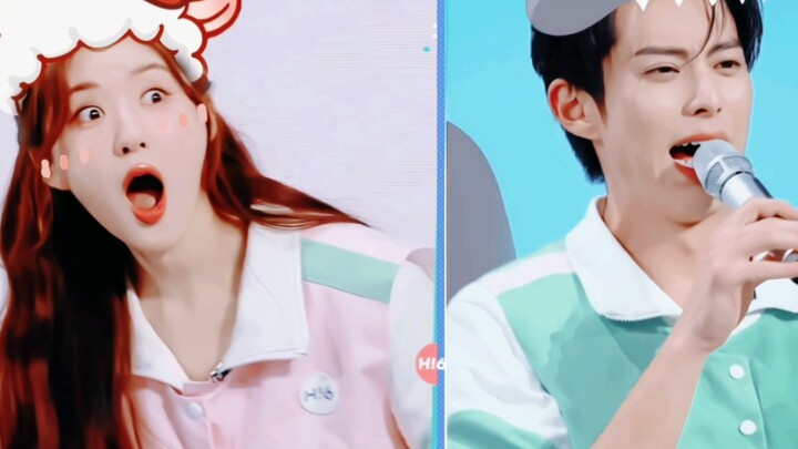 [Wang Hedi x Zhao Lusi] What kind of Big Bad Wolf and Little White Rabbit combo is this? Does she ju