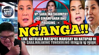 VP-SARA, ISINAMPAL KAY LENI KUNG PAPAANONG INGATAN MALAKING TIWALANG IPINAGKALOOB NG PANGULO