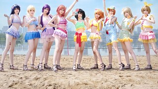 【DanceDiary】Beach swimwear limited edition✨Natsuki ga ga ode 1,2,Jump! Welcome to our summer☁️