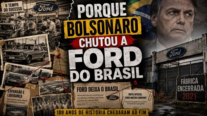 A FORD EMPRESA QUE O BOLSONARO EXPULSOU DO BRASIL CHOCANDO A TODOS BRASILEIROS
