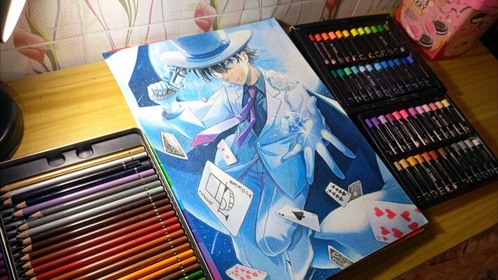 Cara Menggambar Anime Magic Kaito | Drawnime