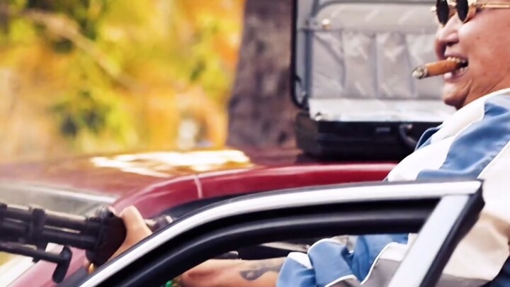 Don’t mess with a fat guy who has no eyebrows!