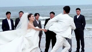 大圆哥的浪漫，八个人的婚纱照