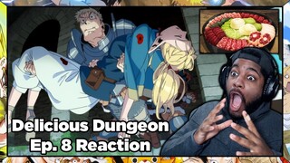 THIS MIGHT BE THE BEST LOOKING DISH OF THE SEASON!!! Delicious in Dungeon Episode 8 Reaction