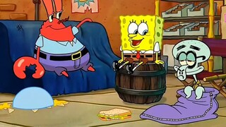 Old Crab's mother tasted the oil in the frying pan