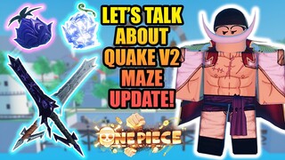 Everything To Know About Quake V2 and New Maze Update A One Piece Game