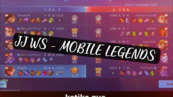JJ WS - MOBILE LEGENDS