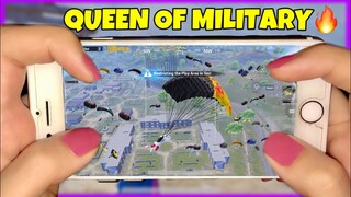 NEW RECORD in MILITARY BASE🔥 | Best 45 Fps GIRL PLAYER | PUBG MOBILE