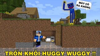 Mình Đã Chạy Trốn Xuống Đất | Khỏi Huggy Wuggy Bắt Người | TRONG MINECRAFT PE..!!