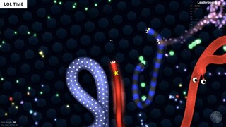 Slither.io 1 Giant Pro Snake vs 97779 Tiny Snakes Epic Slitherio Gameplay 8