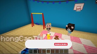 SAMMY VÀ PHONG CẬN TRỐN KHỎI EM BÉ BÊN CỬA SỔ BỊ NGUYỀN RỦA TRONG MINECRAFT