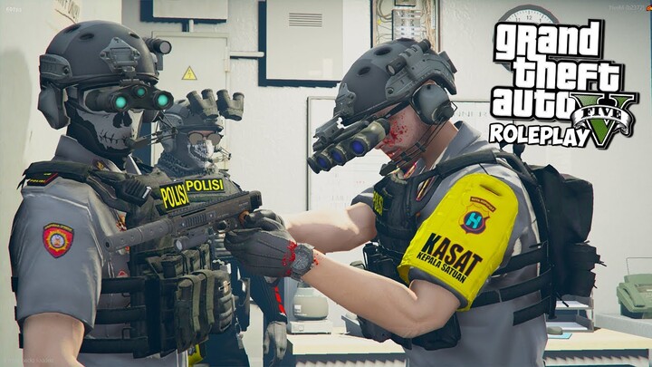 KURANG ANGGOTA BUKAN HALANGAN 3 LAWAN 5 SIAPA TAKUT !! GTA V ROLEPLAY INDONESIA