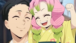 鬼灭之刃里的蜜璃走的时候把家人留在了人间