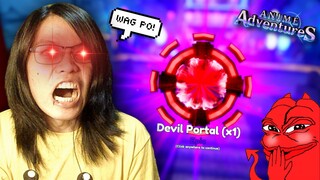 PUMASOK AKO SA DEVIL PORTAL! | Anime Adventures (ROBLOX)