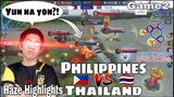 MLBB SEAGAMES • HAZE binastos ang team ng Thailand gamit si Baxia Game 2 Haze Highlights Full HD