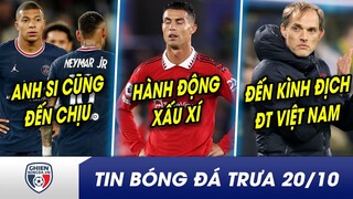 TIN BÓNG ĐÁ TRƯA 20/10: Mbappe Neymar lại OÁNH NHAU sứt đầu mẻ trán? Ronaldo DỖI, Ten Hag hứa XỬ ĐẸP