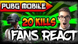 FANS REACT TO CRAZY SHOTGUN KILLS|PUBG MOBILE|