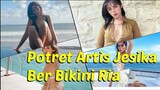 4 Potret Jessica Iskandar Pakai Bikini, Seksi Pamer Baby Bump!