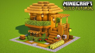 Minecraft: How to build a SMALL SURVIVAL HOUSE!                 (EASY HOUSE TUTORIAL)