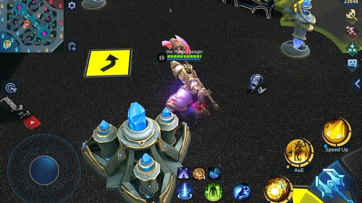 Playing as Lord in mobile Legends part 1