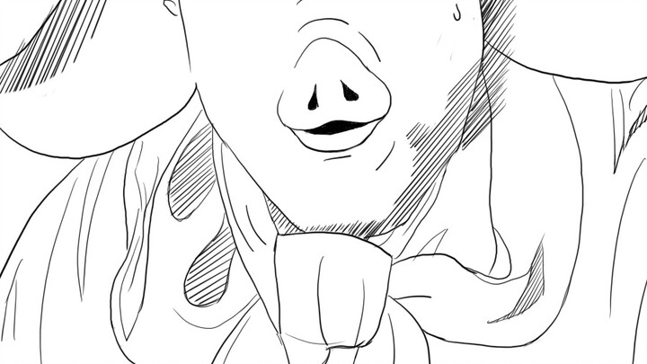 Tapi...tapi yang jelas itu adalah aroma Kakak Monyet di luar pintu.