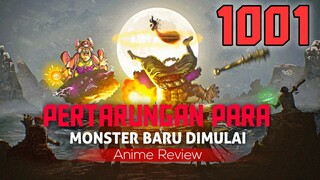 Review One Piece Chapter 1001 - Kaido Khawatirkan Perkembangan Kekuatan Luffy... Mendekati Monster!!