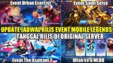 UPDATE JADWAL RILIS MLBB DI ORI SERVER! EVENT ASPIRANT, URBAN EXORCIST, SAINT SEIYA - Mobile Legends