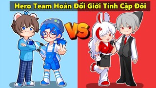 Mèo Simmy Thử Thách Hoán Đổi Giới Tính Cặp Đôi Hero Team Trong Roblox
