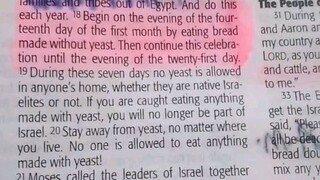 Daily Verse.                  Exodus 12:17-20