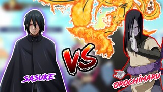 Sasuke Uchiha Vs Orochimaru & Kyubi | Naruto Shippuden Ultimate Ninja Impact Android