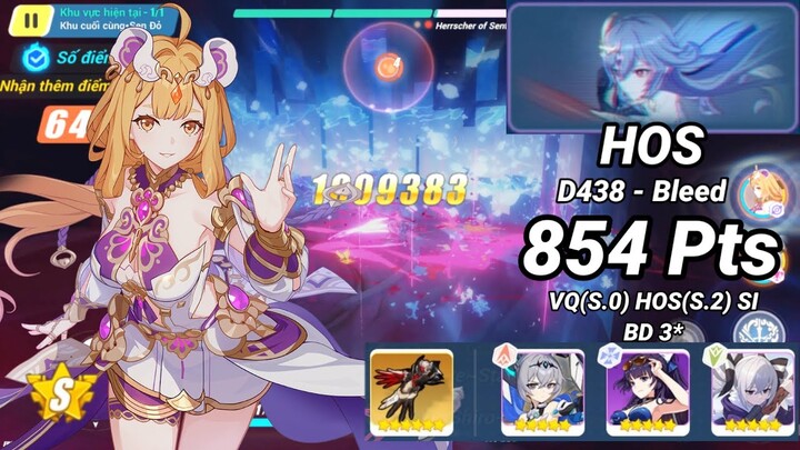 Redlotus D438: HOS (Bleed) 854 Pts - VQ(S.0) HOS(S.2) SI BD 3* | Honkai 6.5