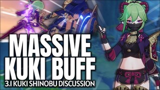 why Kuki Shinobu is ACTUALLY popular now | Genshin Impact 3.1