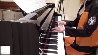 [Datang dan belajar piano dari adikku]NARUTO - Naruto - Shippuden OP16 ｼﾙTｯﾄKANA-BOON Naruto Shippud