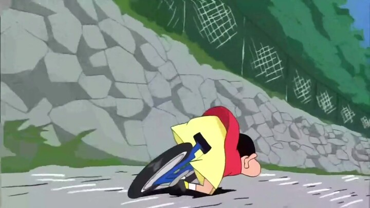 Crayon Shin-chan road bike transition