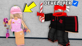 I 1V1'd the DEVELOPER of Roblox Murder Mystery 2..