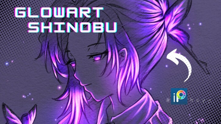 SHINOBU, Si Hashira Serangga🦋 | Glowart Timelapse | KNY