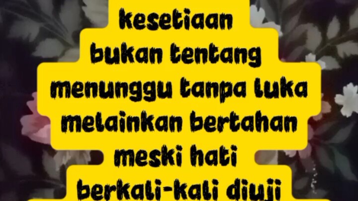 #kata motivasi#kesetiaan di balik ujian