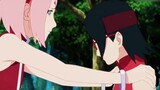 Sasuke bersiap untuk mengajari Sarana cara menggunakan Mangekyo Sharingan.